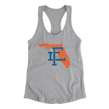 Florida Home State Women's Racerback Tank-Allegiant Goods Co. Vintage Sports Apparel
