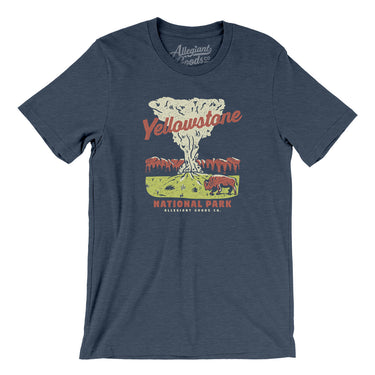 Yellowstone National Park Old Faithful Men/Unisex T-Shirt-Allegiant Goods Co. Vintage Sports Apparel