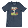 Yellowstone National Park Old Faithful Men/Unisex T-Shirt-Heather Midnight Navy-Allegiant Goods Co. Vintage Sports Apparel