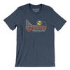 Roseland Park Amusement Park Men/Unisex T-Shirt-Heather Navy-Allegiant Goods Co. Vintage Sports Apparel