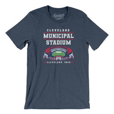 Cleveland Municipal Stadium Men/Unisex T-Shirt-Allegiant Goods Co. Vintage Sports Apparel