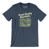 Great Smoky Mountains National Park Men/Unisex T-Shirt-Heather Midnight Navy-Allegiant Goods Co. Vintage Sports Apparel