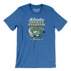 Milwaukee County Stadium Men/Unisex T-Shirt-Heather True Royal-Allegiant Goods Co. Vintage Sports Apparel