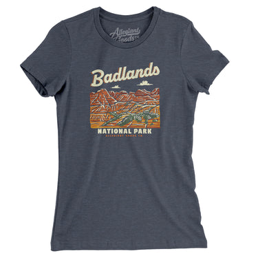 Badlands National Park Women's T-Shirt-Allegiant Goods Co. Vintage Sports Apparel