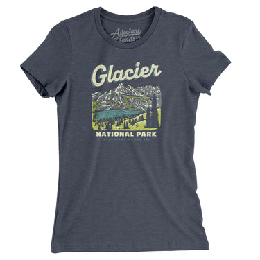Glacier National Park Women's T-Shirt-Allegiant Goods Co. Vintage Sports Apparel