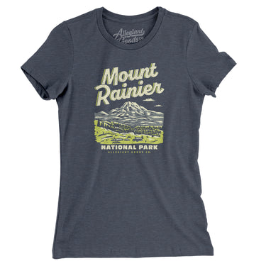 Mount Rainier National Park Women's T-Shirt-Allegiant Goods Co. Vintage Sports Apparel
