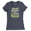Mount Rainier National Park Women's T-Shirt-Dark Grey Heather-Allegiant Goods Co. Vintage Sports Apparel