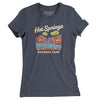 Hot Springs National Park Women's T-Shirt-Dark Grey Heather-Allegiant Goods Co. Vintage Sports Apparel