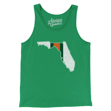 Florida Helmet Stripes Men/Unisex Tank Top-Allegiant Goods Co. Vintage Sports Apparel