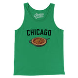 Chicago Style Deep Dish Pizza Men/Unisex Tank Top-Allegiant Goods Co. Vintage Sports Apparel