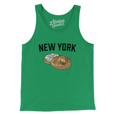 New York Bagel Men/Unisex Tank Top-Allegiant Goods Co. Vintage Sports Apparel
