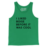 I Liked Boise Before It Was Cool Men/Unisex Tank Top-Allegiant Goods Co. Vintage Sports Apparel