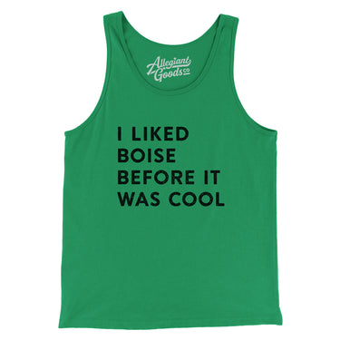 I Liked Boise Before It Was Cool Men/Unisex Tank Top-Allegiant Goods Co. Vintage Sports Apparel