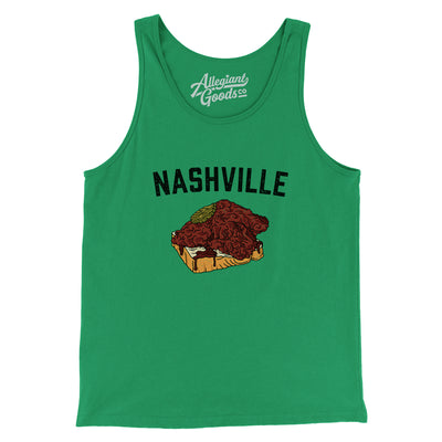 Nashville Hot Chicken Men/Unisex Tank Top-Kelly-Allegiant Goods Co. Vintage Sports Apparel