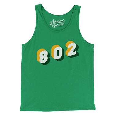Vermont 802 Area Code Men/Unisex Tank Top-Allegiant Goods Co. Vintage Sports Apparel