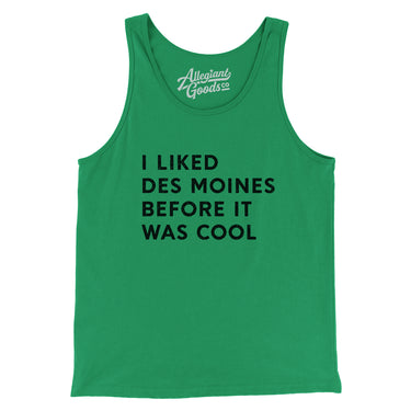I Liked Des Moines Before It Was Cool Men/Unisex Tank Top-Allegiant Goods Co. Vintage Sports Apparel