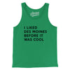 I Liked Des Moines Before It Was Cool Men/Unisex Tank Top-Kelly-Allegiant Goods Co. Vintage Sports Apparel