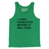 I Liked Charlotte Before It Was Cool Men/Unisex Tank Top-Kelly-Allegiant Goods Co. Vintage Sports Apparel