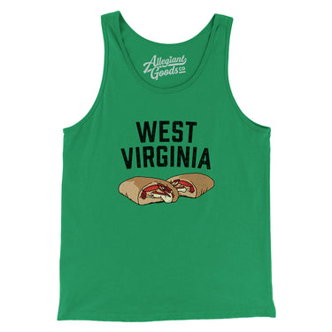 West Virginia Pepperoni Roll Men/Unisex Tank Top-Allegiant Goods Co. Vintage Sports Apparel