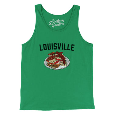 Louisville Hot Brown Men/Unisex Tank Top-Allegiant Goods Co. Vintage Sports Apparel