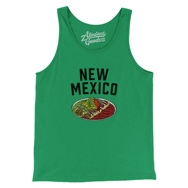 New Mexico Christmas Enchiladas Men/Unisex Tank Top-Allegiant Goods Co. Vintage Sports Apparel