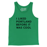 I Liked Portland Before It Was Cool Men/Unisex Tank Top-Allegiant Goods Co. Vintage Sports Apparel