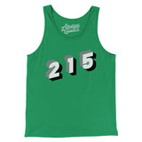 Philadelphia 215 Area Code Men/Unisex Tank Top-Allegiant Goods Co. Vintage Sports Apparel