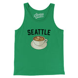 Seattle Coffee Men/Unisex Tank Top-Allegiant Goods Co. Vintage Sports Apparel