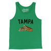 Tampa Cuban Sandwich Men/Unisex Tank Top-Kelly-Allegiant Goods Co. Vintage Sports Apparel