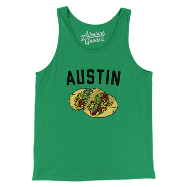 Austin Tacos Men/Unisex Tank Top-Allegiant Goods Co. Vintage Sports Apparel