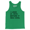 I Liked St. Petersburg Before It Was Cool Men/Unisex Tank Top-Kelly-Allegiant Goods Co. Vintage Sports Apparel