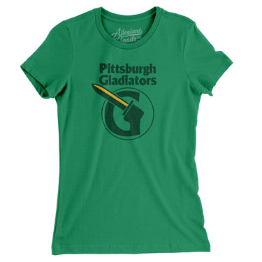Pittsburgh Gladiators Arena Football Women's T-Shirt-Allegiant Goods Co. Vintage Sports Apparel