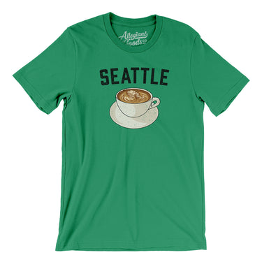 Seattle Coffee Men/Unisex T-Shirt-Allegiant Goods Co. Vintage Sports Apparel