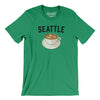 Seattle Coffee Men/Unisex T-Shirt-Kelly-Allegiant Goods Co. Vintage Sports Apparel