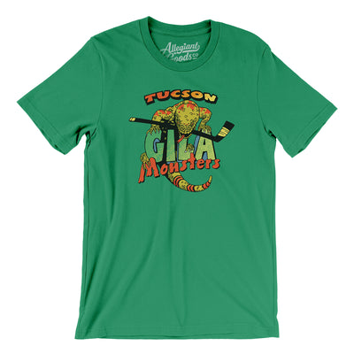 Tucson Gila Monsters Hockey Men/Unisex T-Shirt-Kelly-Allegiant Goods Co. Vintage Sports Apparel