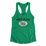 Rhode Island Clams Women's Racerback Tank-Allegiant Goods Co. Vintage Sports Apparel