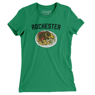 Rochester Garbage Plate Women's T-Shirt-Allegiant Goods Co. Vintage Sports Apparel