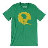 Wisconsin Vintage Football Helmet Men/Unisex T-Shirt-Allegiant Goods Co. Vintage Sports Apparel