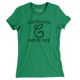 Cleveland Green Sox Baseball Women's T-Shirt-Allegiant Goods Co. Vintage Sports Apparel