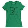 Cleveland Green Sox Baseball Women's T-Shirt-Kelly-Allegiant Goods Co. Vintage Sports Apparel