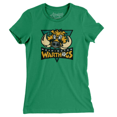 Washington Warthogs Soccer Women's T-Shirt-Allegiant Goods Co. Vintage Sports Apparel