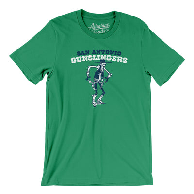 San Antonio Gunslingers Football Men/Unisex T-Shirt-Kelly-Allegiant Goods Co. Vintage Sports Apparel