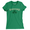 Hartford Connecticut St Patrick's Day Women's T-Shirt-Kelly-Allegiant Goods Co. Vintage Sports Apparel
