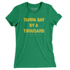 Tampa Bay By A Thousand Women's T-Shirt-Kelly-Allegiant Goods Co. Vintage Sports Apparel