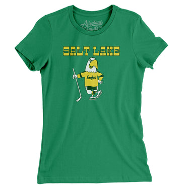 Salt Lake Golden Eagles Hockey Women's T-Shirt-Allegiant Goods Co. Vintage Sports Apparel