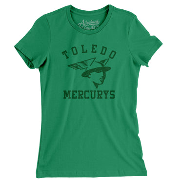 Toledo Mercurys Hockey Women's T-Shirt-Allegiant Goods Co. Vintage Sports Apparel