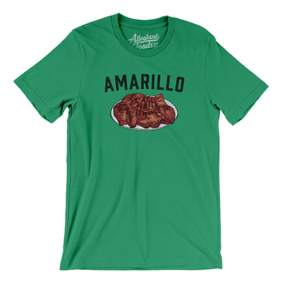 Amarillo Steak Men/Unisex T-Shirt-Kelly-Allegiant Goods Co. Vintage Sports Apparel