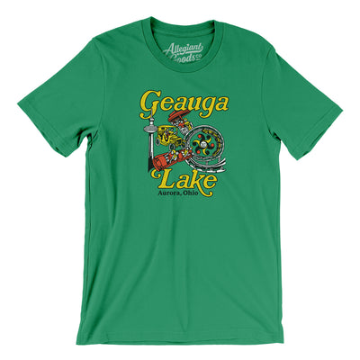 Geauga Lake Amusement Park Men/Unisex T-Shirt-Kelly-Allegiant Goods Co. Vintage Sports Apparel