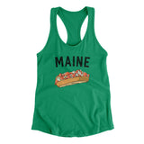 Maine Lobster Roll Women's Racerback Tank-Allegiant Goods Co. Vintage Sports Apparel