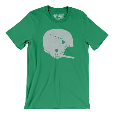 Hawaii Vintage Football Helmet Men/Unisex T-Shirt-Allegiant Goods Co. Vintage Sports Apparel